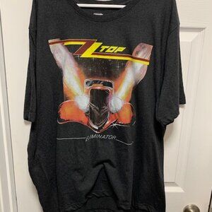 ZZ TOP BAND MENS "ELIMINATOR" TEE